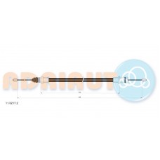 11.0217.2 ADRIAUTO Тросик, cтояночный тормоз