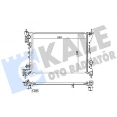 351280 KALE OTO RADYATÖR Радіатор охолодження двигуна 351280 KALE OTO RADYATÖR Радіатор охолодження двигуна
