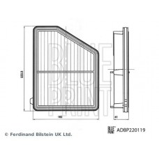 ADBP220119 BLUE PRINT Повітряний фільтр