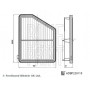 ADBP220119 BLUE PRINT Повітряний фільтр