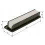 F 026 400 416 BOSCH Повітряний фільтр