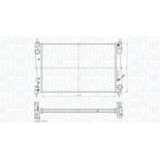 350213184300 MAGNETI MARELLI Радіатор охолодження двигуна 350213184300 MAGNETI MARELLI Радіатор охолодження двигуна