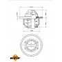 725089 NRF Термостат охолоджувальна рідина