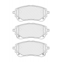 FDB5292 FERODO КомплеК т гальмівних колодок, дискове гальмо