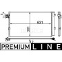 AC 38 000P MAHLE Конденсатор кондиціонера