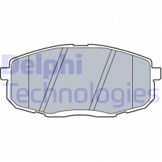LP3513 DELPHI Комплект гальмівних колодок дисковий гальм