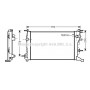 RT2410 AVA QUALITY COOLING Радіатор охолодження двигуна