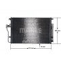 AC 553 001S MAHLE Конденсатор кондиціонера