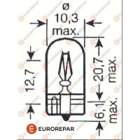 1616431580 EUROREPAR Лампа розжарювання, Ліхтар показника повороту