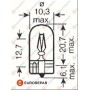 1616431580 EUROREPAR Лампа розжарювання, Ліхтар показника повороту