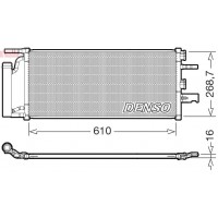 DCN05036 DENSO Конденсатор кондиціонера