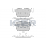 182166-203 ICER Комплект гальмівних колодок дисковий гальм