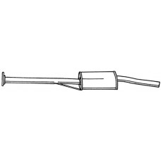 35408 SIGAM Середній глушник вихлопних газів