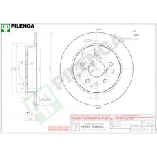 5813 PILENGA Гальмівний диск