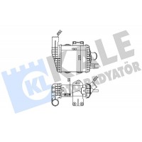 348670 KALE OTO RADYATÖR Интеркулер