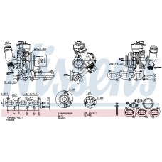 93466 NISSENS Компресор наддуву