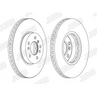 562134JC-1 JURID Гальмівний диск