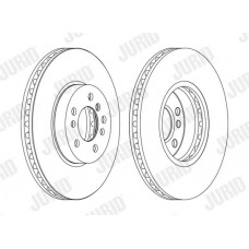 562134JC-1 JURID Гальмівний диск