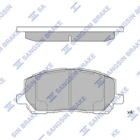 SP1384 Hi-Q Комплект гальмівних колодок дисковий гальм