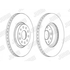 562387JC-1 JURID Гальмівний диск