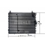 AC 150 000S MAHLE Конденсатор кондиціонера