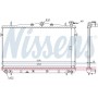 62298 NISSENS Радіатор охолодження двигуна