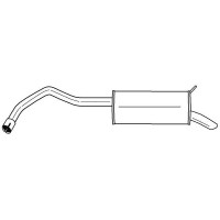 49642 SIGAM Глушник вихлопних газів кінцевий