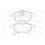 573153CH CHAMPION Комплект гальмівних колодок дисковий гальм