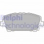 LP1970 DELPHI Комплект гальмівних колодок дисковий гальм