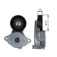 T39355 GATES НАТЯЖИТЕЛЬ РЕМЕНЯ, клиновой зубча