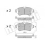 22-1129-0 METELLI Комплект гальмівних колодок дисковий гальм