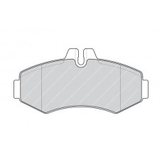 FVR1304 FERODO Комплект гальмівних колодок дисковий гальм