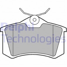 LP2254 DELPHI Комплект гальмівних колодок дисковий гальм