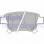 LP1785 DELPHI КомплеК т гальмівних колодок, дискове гальмо
