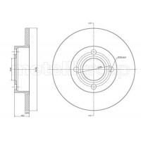 800-062 CIFAM Гальмівний диск