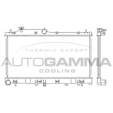105927 AUTOGAMMA Радіатор охолодження двигуна