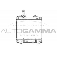 105935 AUTOGAMMA Радіатор охолодження двигуна
