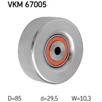 VKM 67005 SKF Паразитный / ведущий ролик, Поліклиновий ремінь