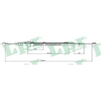 C0953B LPR Тросик, cтояночный тормоз