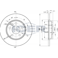 78BD3111-2 ICER Гальмівний диск