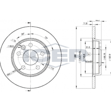 78BD3111-2 ICER Гальмівний диск