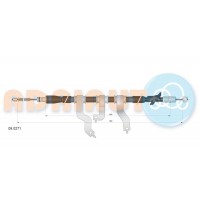09.0271 ADRIAUTO Тросик, cтояночный тормоз