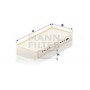 CU 22 009-2 MANN-FILTER Фільтр повітря у внутрішньому просторі