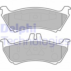 LP1692 DELPHI Комплект гальмівних колодок дисковий гальм