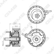 GTB1060 GMB Механізм вільного ходу генератора