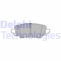 LP3582 DELPHI Комплект гальмівних колодок дисковий гальм