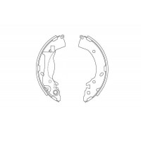 KBS-3419 KAVO PARTS Комплект гальмівних колодок
