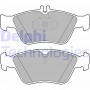 LP1588 DELPHI Комплект гальмівних колодок дисковий гальм