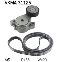 VKMA 31125 SKF Поліклиновий ремінний комплект