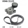 VKMA 31125 SKF Поліклиновий ремінний комплект